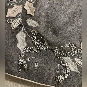 Cynthia Rowley beaded holiday pillowcases